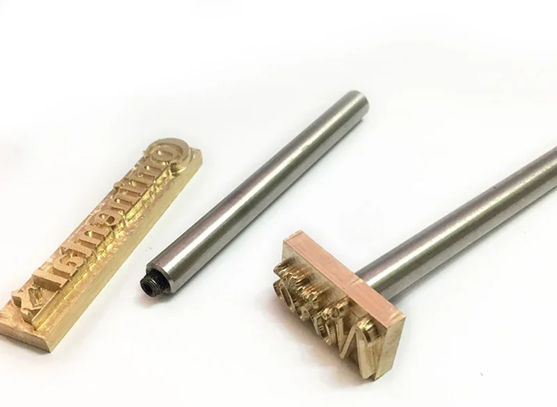 Leather Stamp LOGO Customisation Brass Mould Hand Punching Leather Stamps Brand Working Carving Stamping Punches Tools Craft