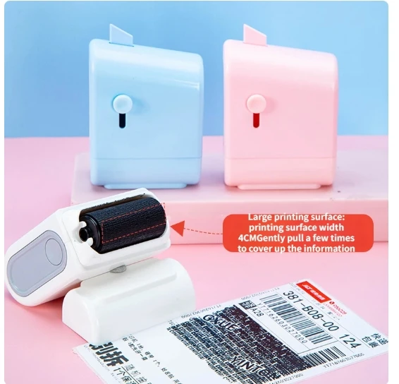 Theft Protection Roller Stamp for Privacy Confidential Data Guard Your Security Stamp Roller Privacy Seal Roller Theft Protect