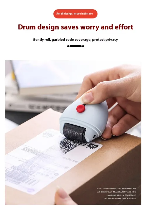 Theft Protection Roller Stamp for Privacy Confidential Data Guard Your Security Stamp Roller Privacy Seal Roller Theft Protect