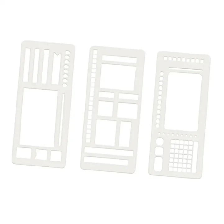 3x Journal Stencil Planner Stencils Multifunction DIY Crafts Checklist to Do