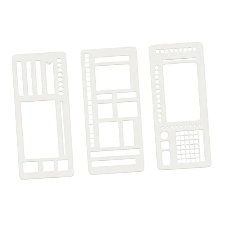 3x Journal Stencil Planner Stencils Multifunction DIY Crafts Checklist to Do