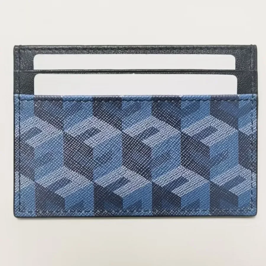 New Trendy 3D Pattern Genuine Leather Card Holder Multi-Functional Small Size for Men And Women Card Protector Coin Purse