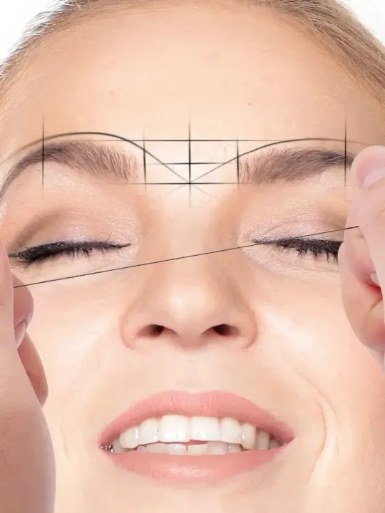 Marker Thread Tattoo Brows Tattoo Thread Eyebrow Semi Permane Ruler Auxiliary Line Drawing With Ink Positioning Mapping Line